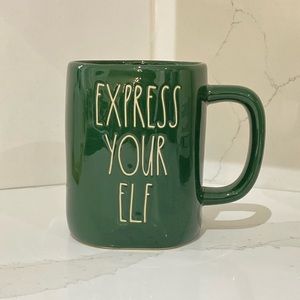 Rae Dunn EXPRESS YOUR ELF Christmas Mug